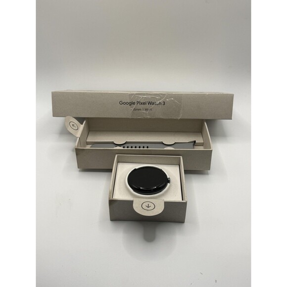 Google Pixel Watch 3 45mm Wi-Fi Smartwatch With Band Box Gray Fitbit (see pics) - Picture 6 of 9